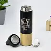 Personalized Engraved Water Bottle - Eco-Friendly Bamboo & Stainless Steel