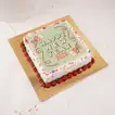 Festive New Year Celebration Combo: Flowers & Cake - Chocolate