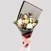 Delicate Rose Bouquet and Ferrero Rocher Box