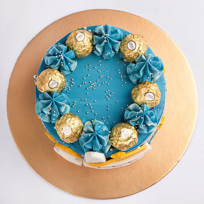 Joyous Times Wishes Vanilla Cake