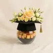 Graduation Hat Flowers And Chocolates