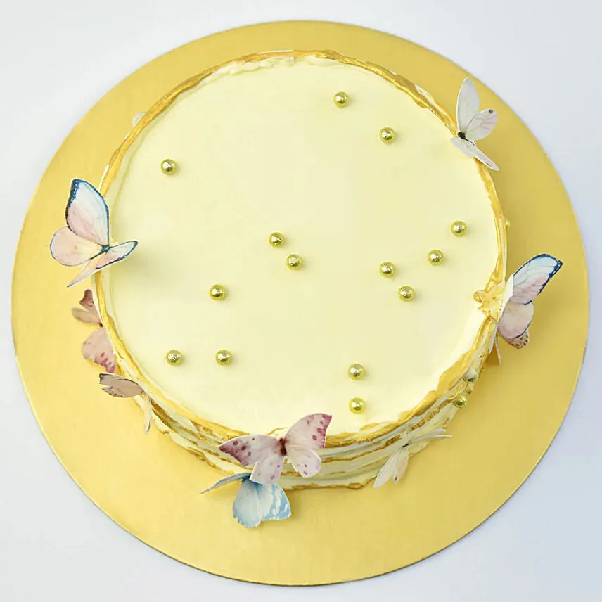 Best Wishes Butterfly Chocolate Cake
