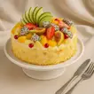 Delicious Fresh Fruit Chocolate Cake - 4 Portion