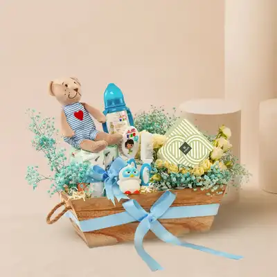 Cute Blue | Newborn Hamper