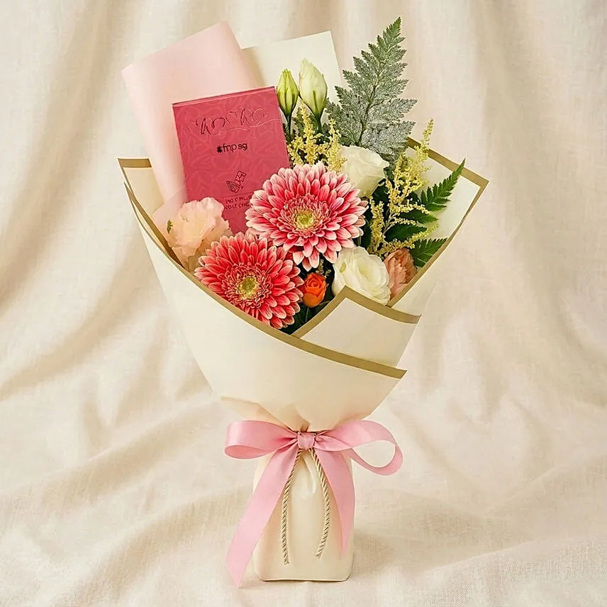 Chocolate and Gerbera Bouquet