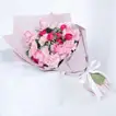 Deluxe Baby Girl Celebration Set: Pink Roses, Carnations, Chocolate Box & Balloon