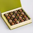 Exquisite Box of Gourmet Pistachio Belgian Chocolates - 16 Piece Set