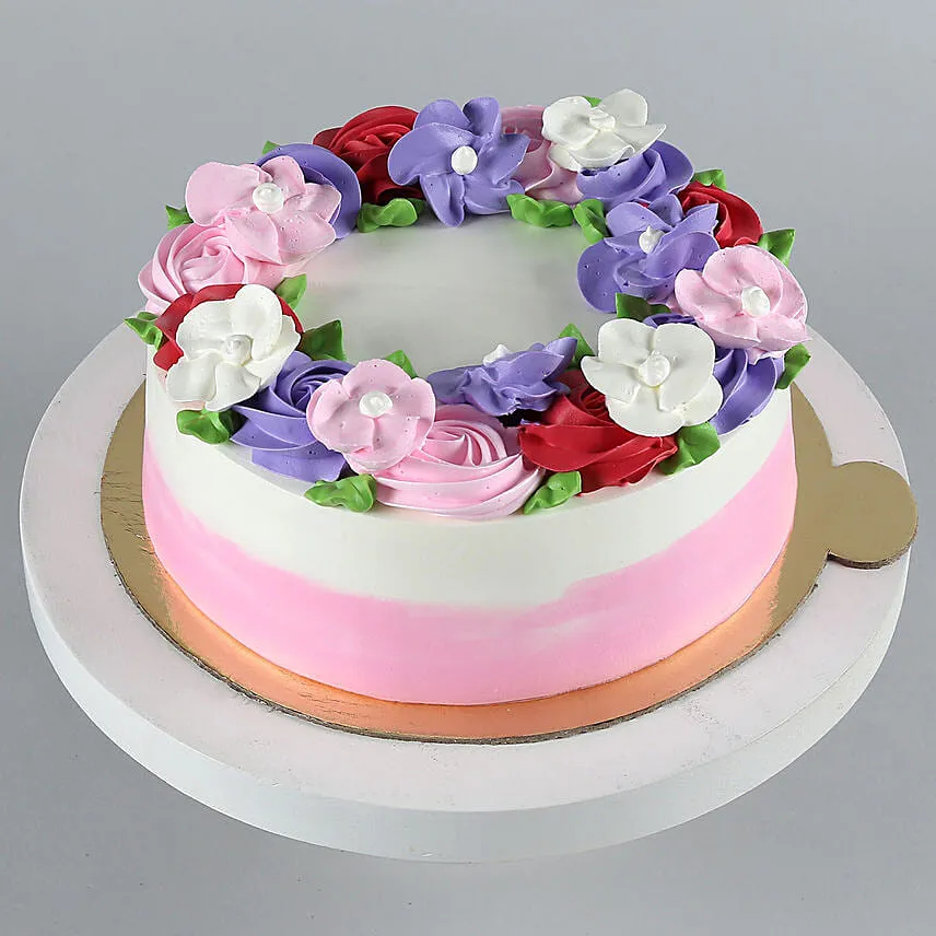 Floral Blossom Chocolate Cake 1 Kg