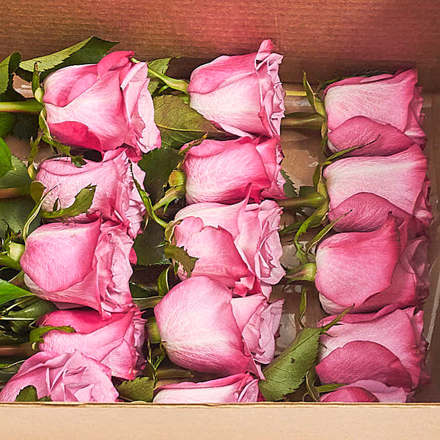Eternal Love Purple Roses Box