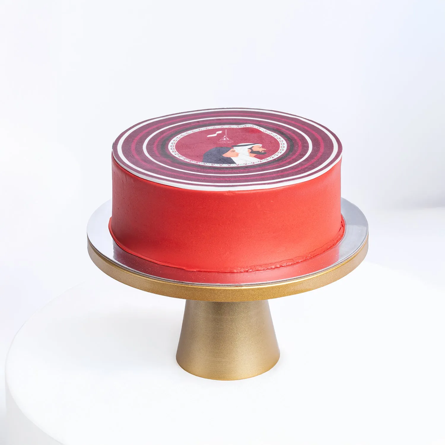 Celebrate Qatar National Day with a Delightful Red Velvet Cake