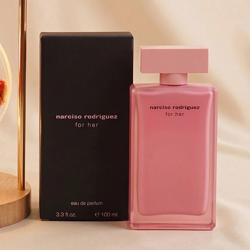 LED Rose Lamp & Narciso Rodriguez Perfume Set
