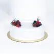 Vanilla Delight Cake with Fresh Berries | 1 Kg Cream Cake