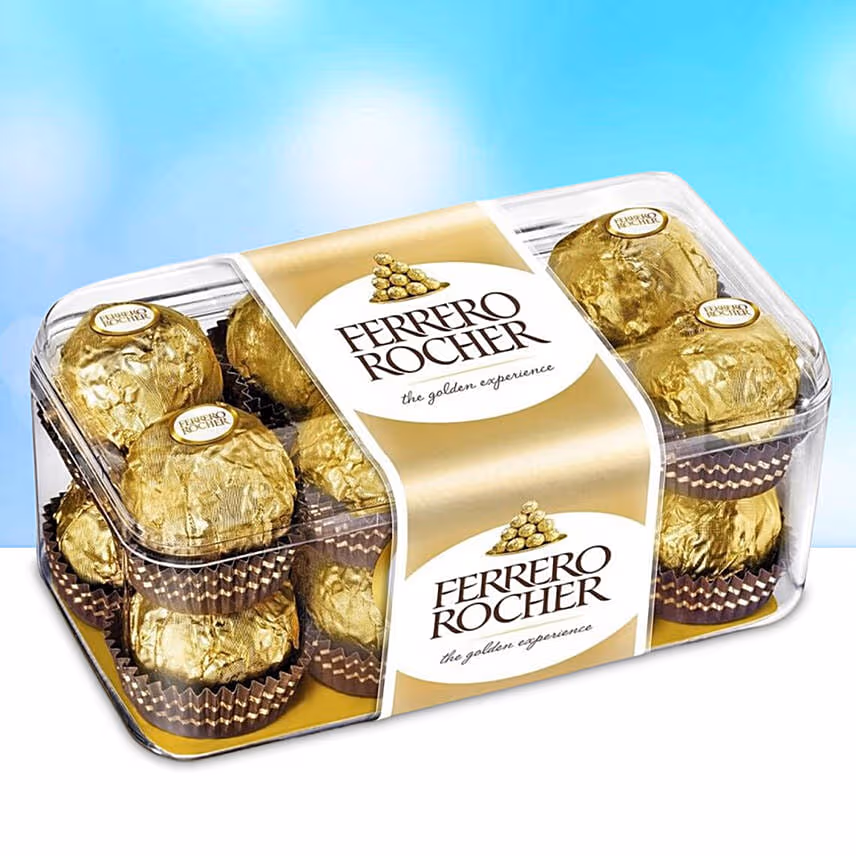 Happy Anniversary Led Cushion With Ferrero Rocher