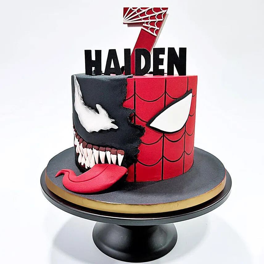 Spider Venom Showdown Chocolate Cake