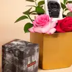CASIO G-SHOCK GBD 200 Men's Sports Watch with Elegant Floral Arrangement