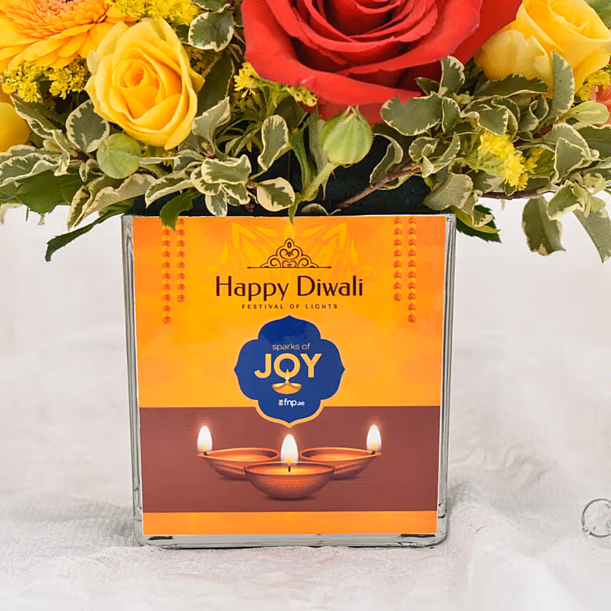 Sparks of Joy Deepavali Flower Arrangement