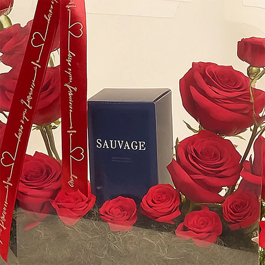 Loves Essence Red Roses Bag for Valentine's