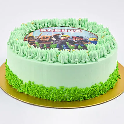 Delicious Roblox Gaming Lovers Chocolate Cake - Perfect for Birthdays