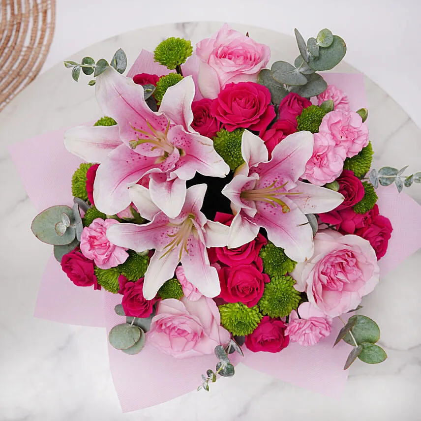 Exotic pink petal