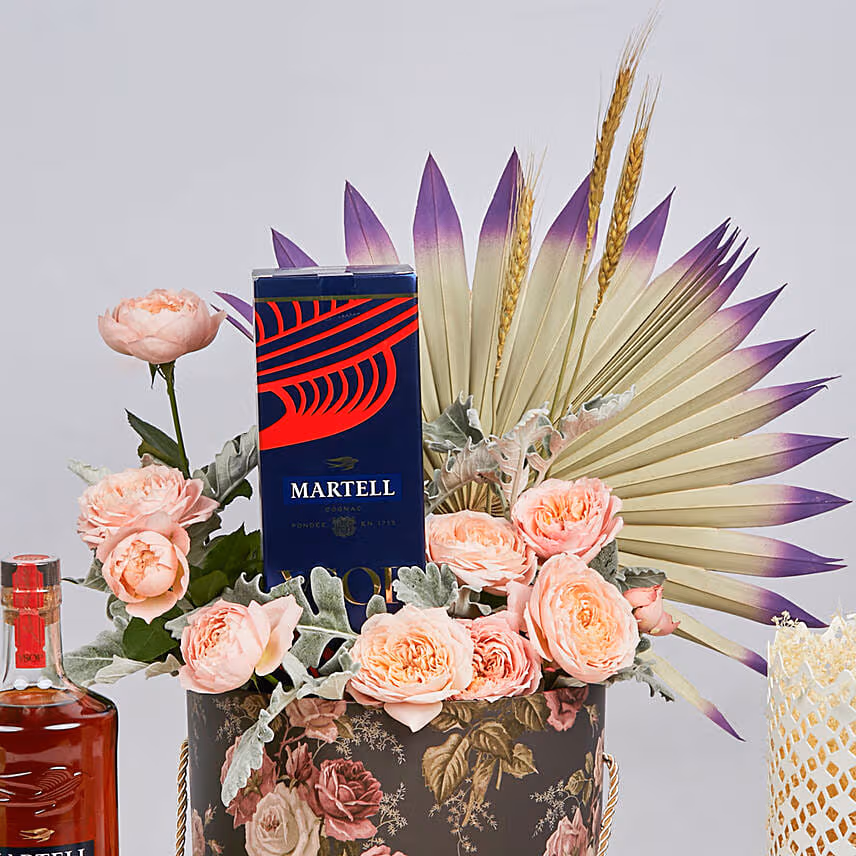Martell & Roses Celebration Box