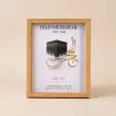 Elegant Hajj Mubarak Photo Frame - Commemorate Your Sacred Journey