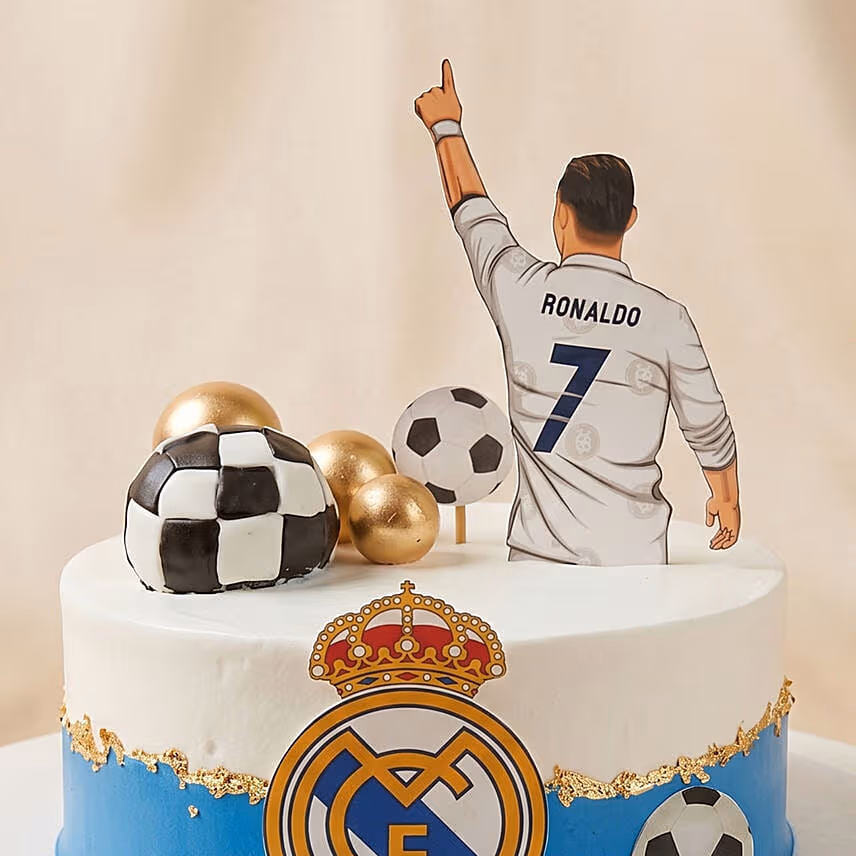 Cristiano Ronaldo Galactico Chocolate Cake
