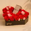 Luxurious Chopard Giftbox with Red Roses and Rose Malaki Perfume