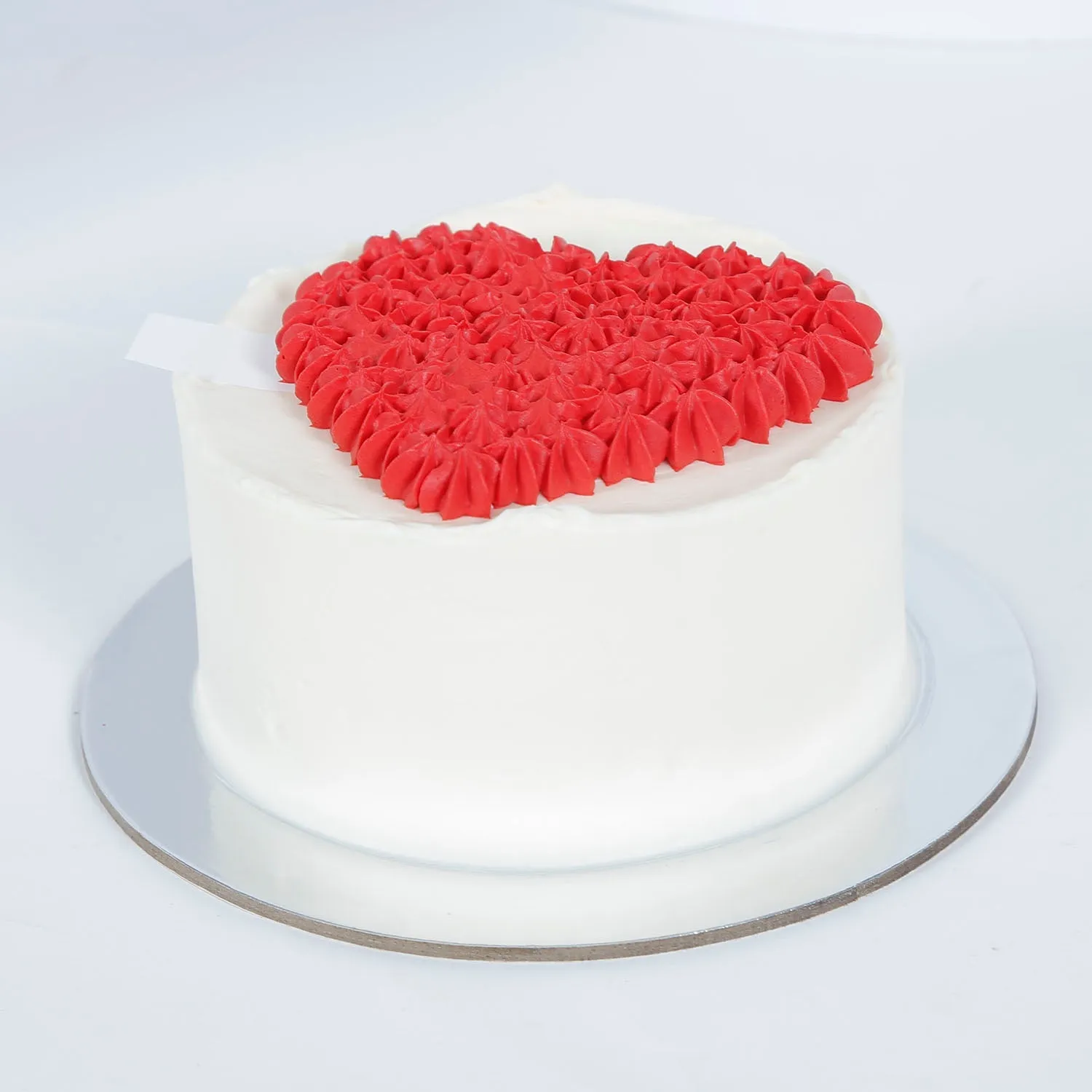 Heart-Shaped Red Velvet Mono Cake - Perfect for Two