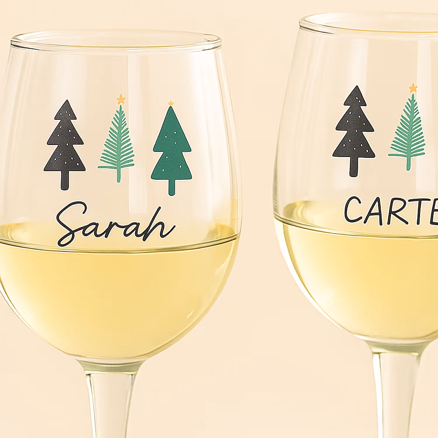 Personalised Name Glass Set