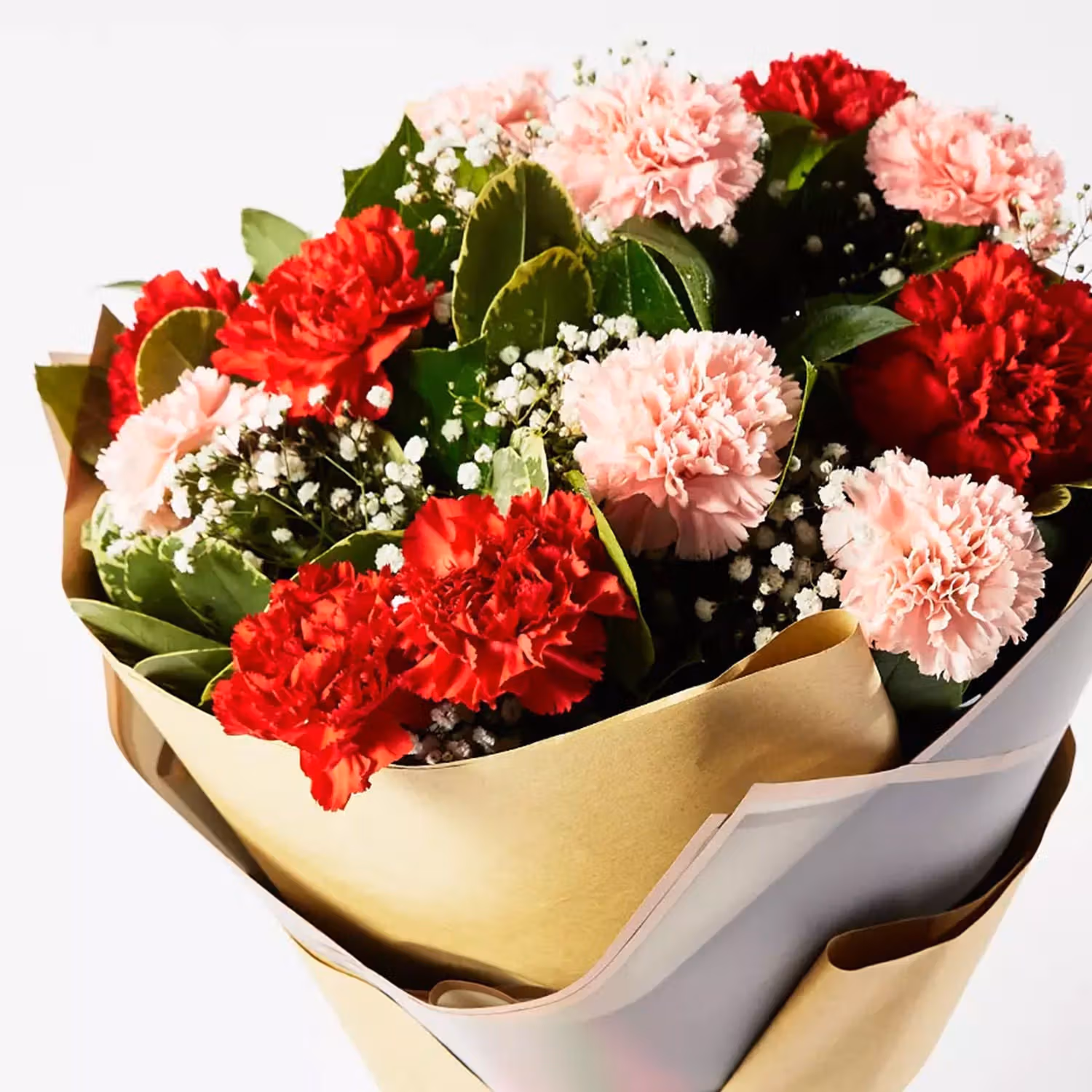 Appealing Mixed Carnations Bouquet