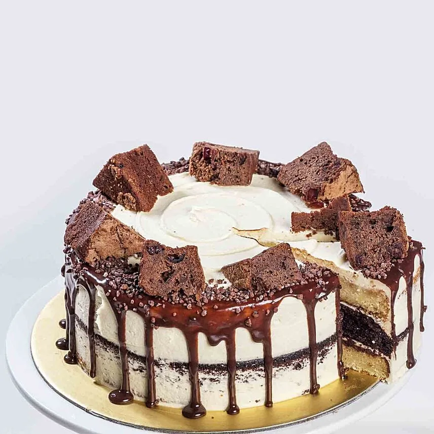 Nutella Brownie Cake
