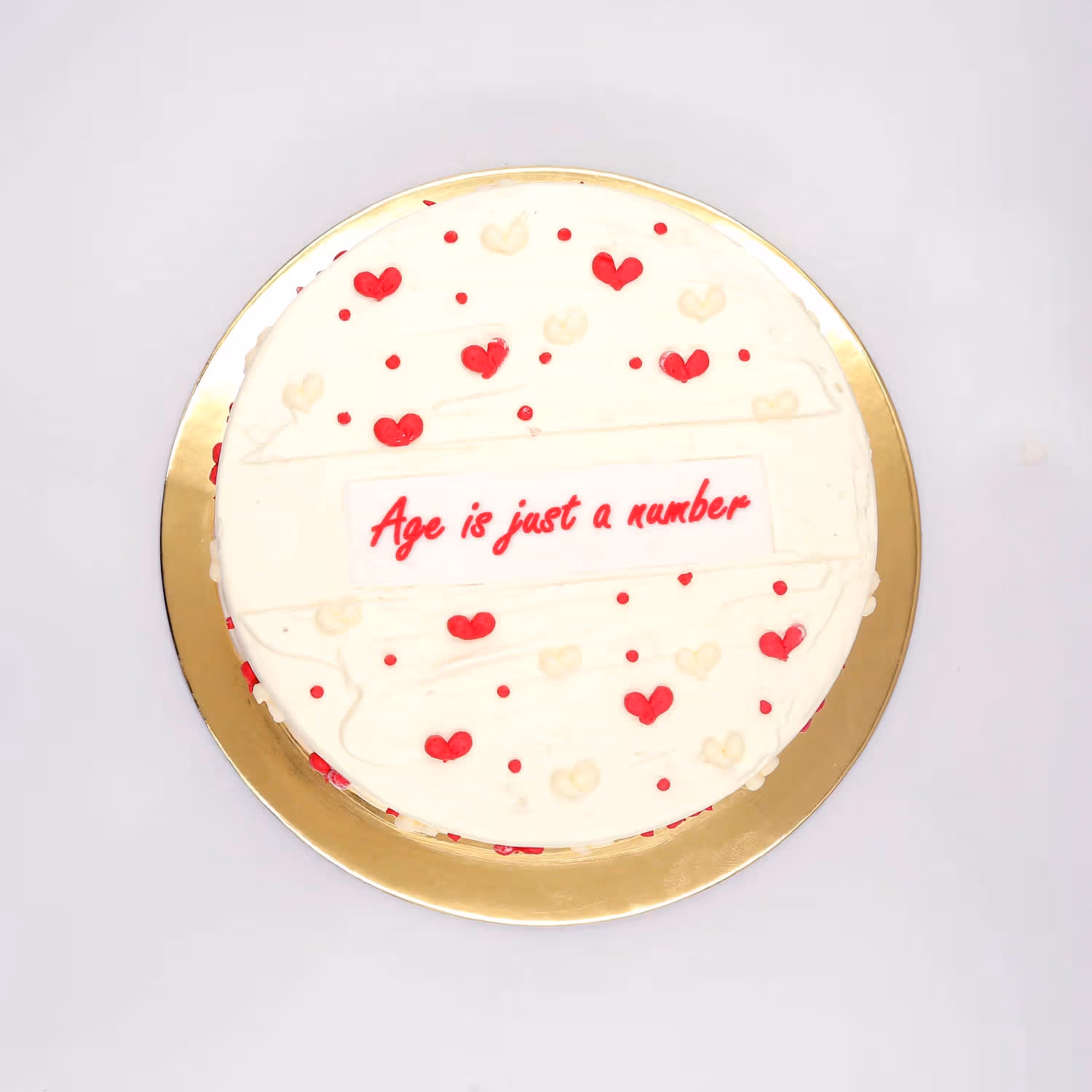 Charming Little Heart Red Velvet Cake - Perfect for Birthdays