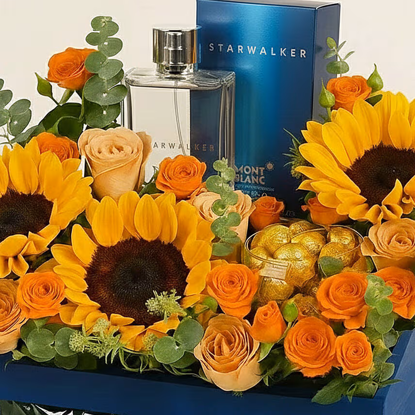 Montblanc Starwalker Perfume and Flowers Gift