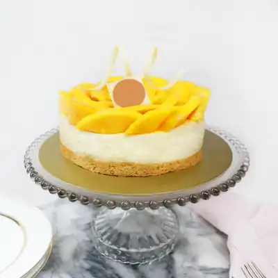 Tempting Mango Chiboust Cake