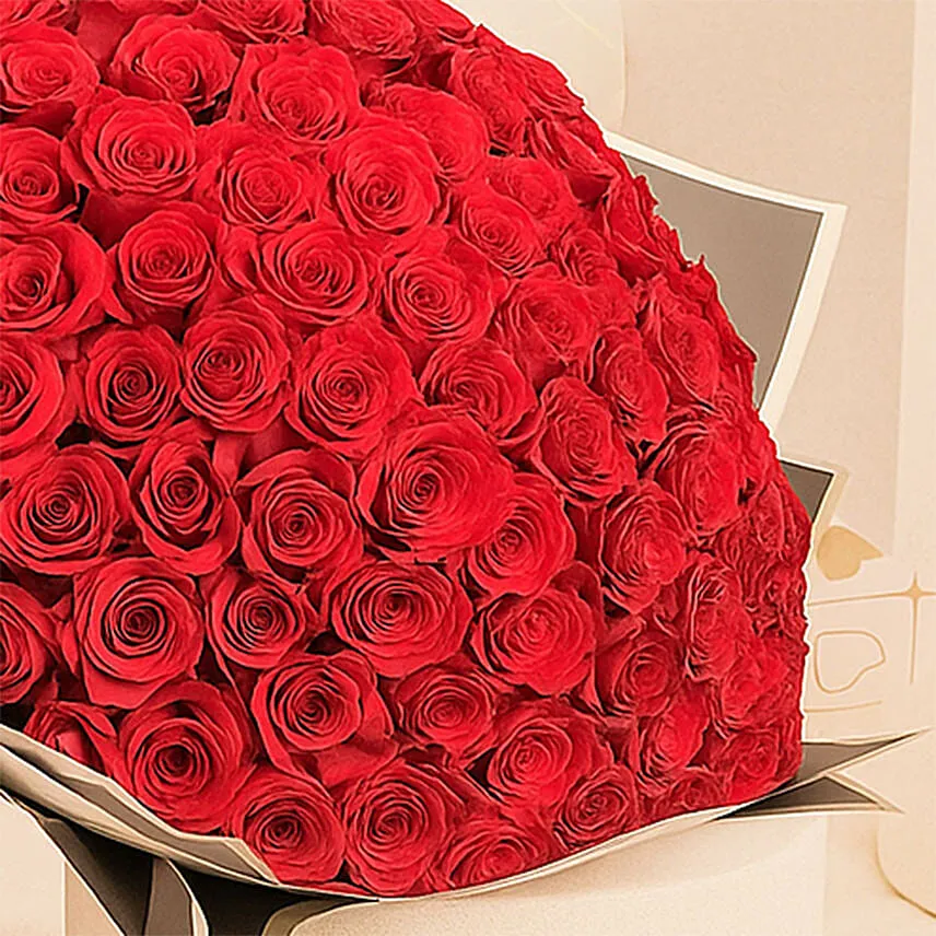 111 Grand Red Roses Bouquet