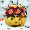 Halloween Flowers In Evil Pumpkin