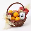 Deluxe Fruit & Chocolate Gift Basket with Father's Day Mug