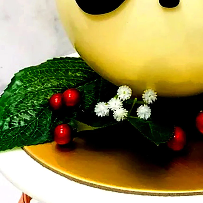 Panda Shaped Mango Pinata Cake