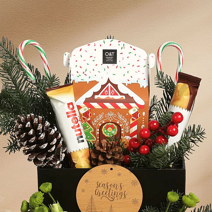 Gingerman House and Christmas Flowers Box