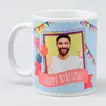 Personalized Birthday Mug for Him – Custom Photo and Message