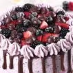 Irresistible Vanilla Berry Delight Cake - 4 Portion