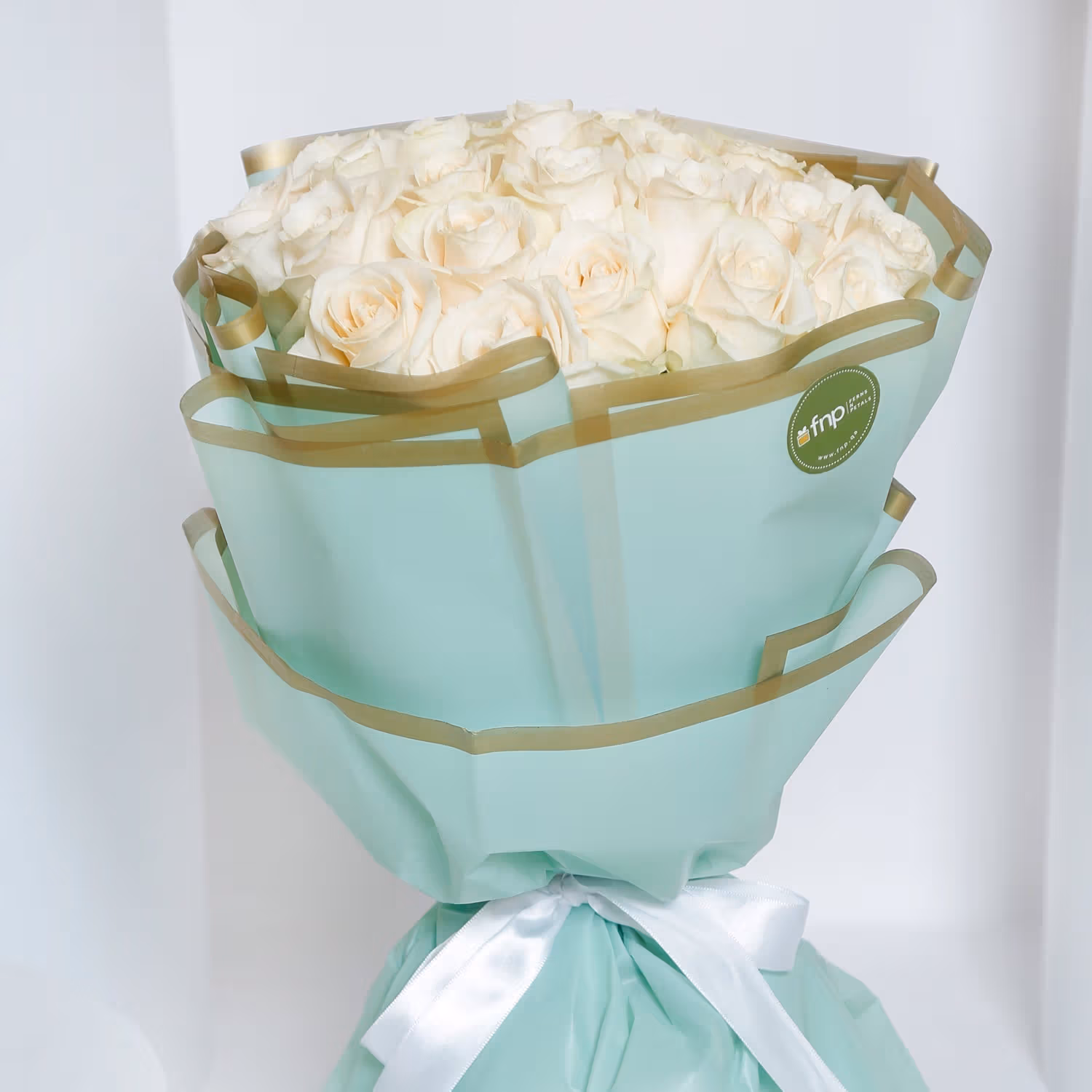 White Roses Bouquet For Eid