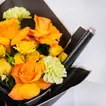Vibrant Elegance: Exquisite Colorful Roses Bouquet