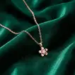 Exquisite Joy Pendant – 18K Rose Gold & Diamond Elegance