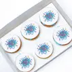 Delicious Chocolate Thank You Cupcakes - 6 Pieces