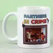 Customized 'Partners In Crime' Ceramic Mug - Perfect Gift for Friends