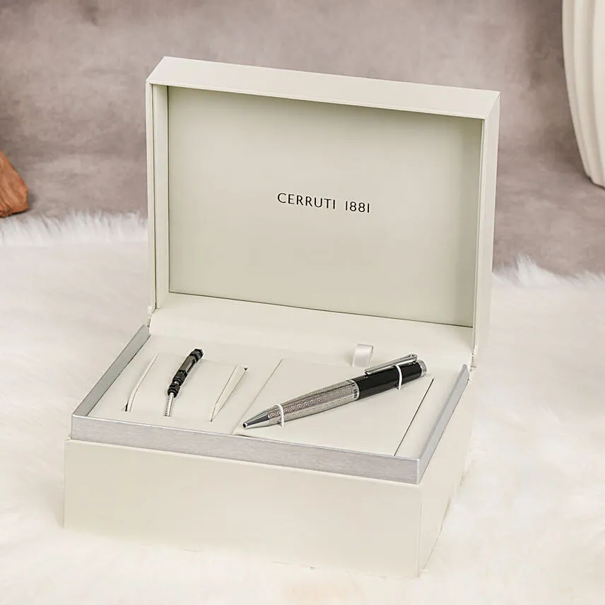 Pen and Bracelet By Cerruti 1881 with Flowers