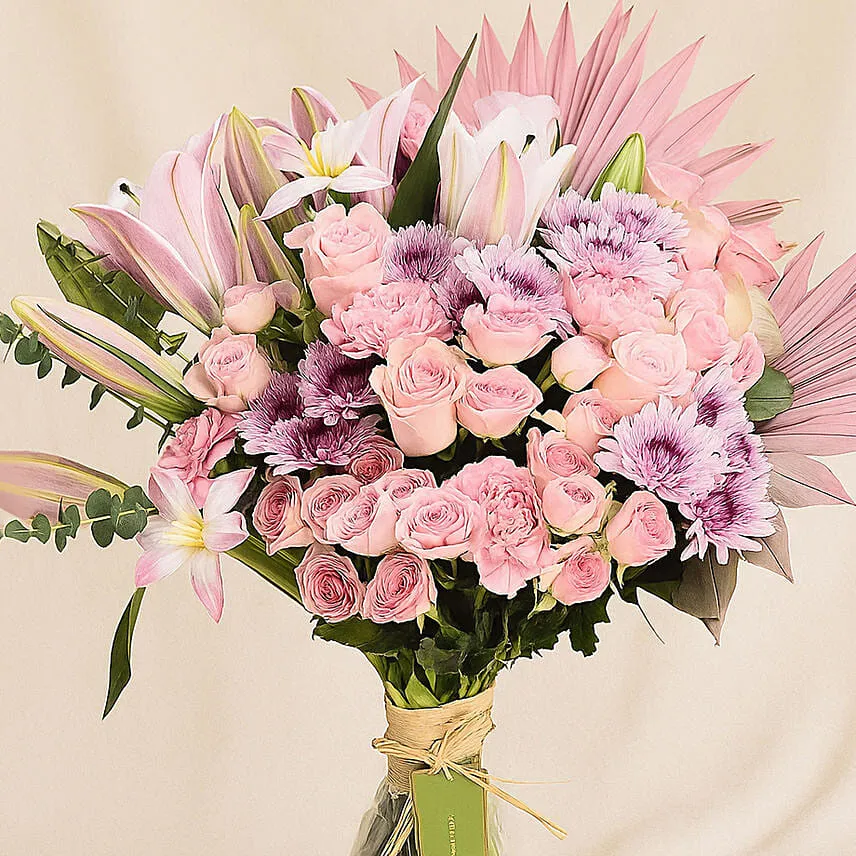 Blushes - Pink Flower Bouquet