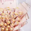 Luxurious Ferrero Rocher Birthday Bouquet with Pampas Touch