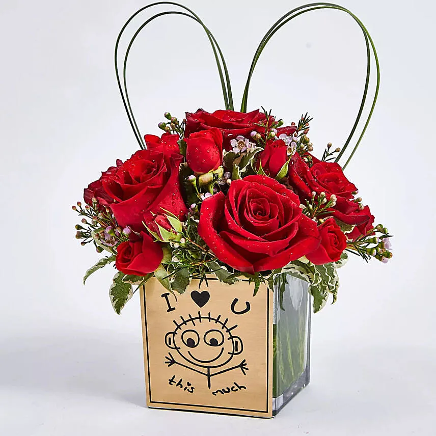 Boundless love rose bouquet